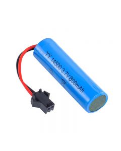 3.7V 800mah SM-2P Rechargeable 14500 Lithium Battery For Toys