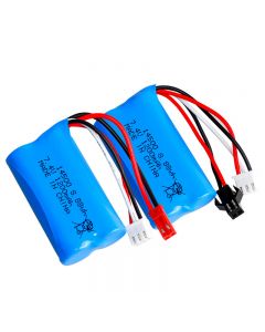 1200mAh 7.4V 5C 14500 Lithium Battery Electric Toy Accessories