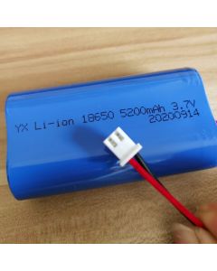3.7V 18650 Lithium Battery Pack 5200mAh Fishing LED Light Bluetooth Speaker 