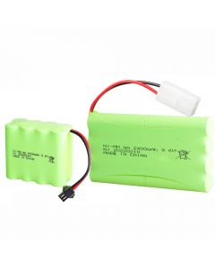 8Pcs AA Ni-MH 9.6V Rechargeable 2400mAh Battery Pack Toy RC Car Battery
