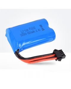 6.4v 800mAh SM4P 16500 lithium iron phosphate rechargeable battery Weili 6-wheel off-road remote control car model battery
