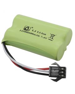 7.4v 600mAh 14500 SM3P Rechargeable Battery For Remote Control stunt car battery