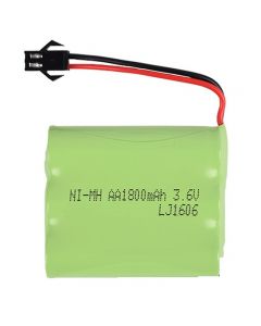 3.6V 1800mAh M Type AA Rechargeable Remote Control Electric RC Car Toy NiMH Battery Pack 2pcs