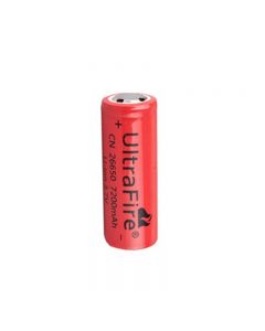 26650 lithium battery 26650 glare flashlight battery 3.7V 7200mAh battery 2pcs